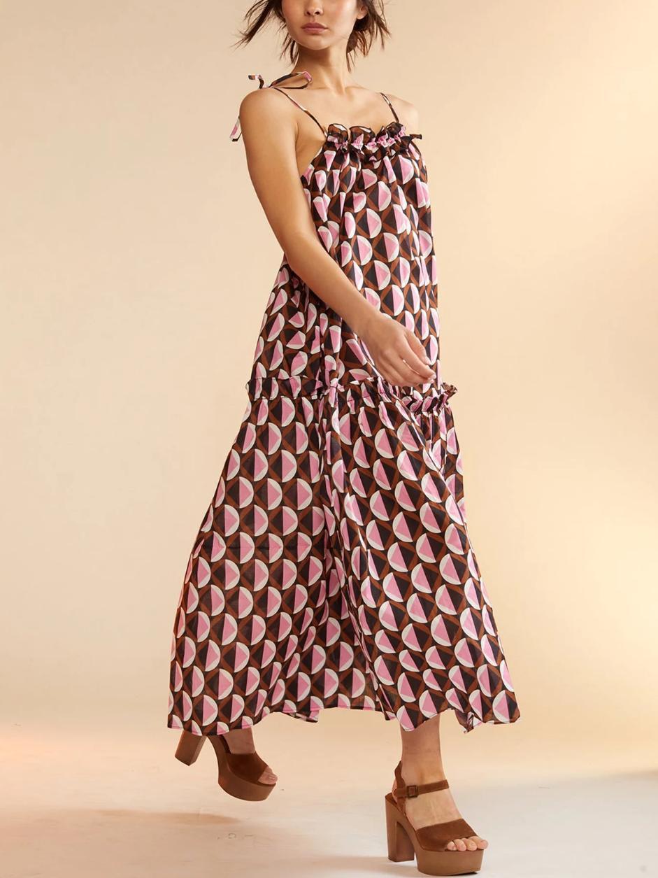 Armoire | Rent this Cynthia Rowley Lisbet Sleeveless SpagueTie Maxi Dress