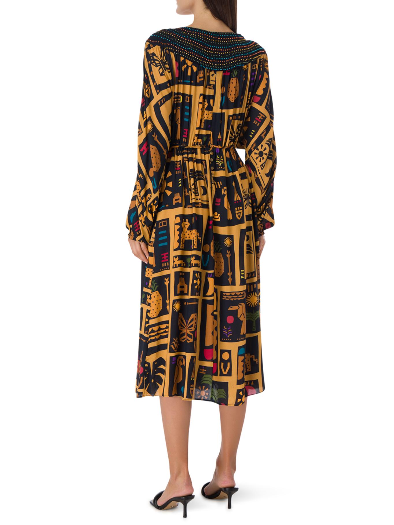 Armoire | Rent this FARM Rio Tropical Icons Side Slit Midi Dress
