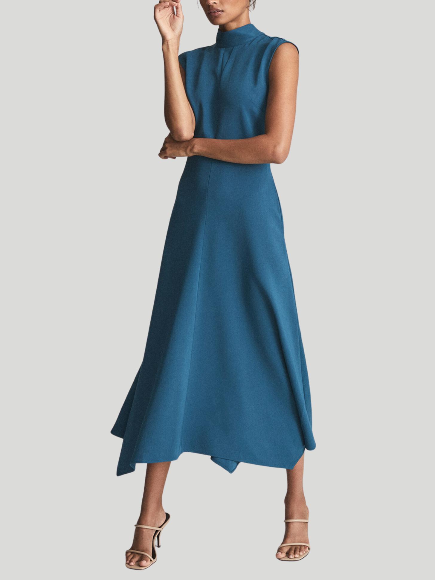 Blue dress reiss sale
