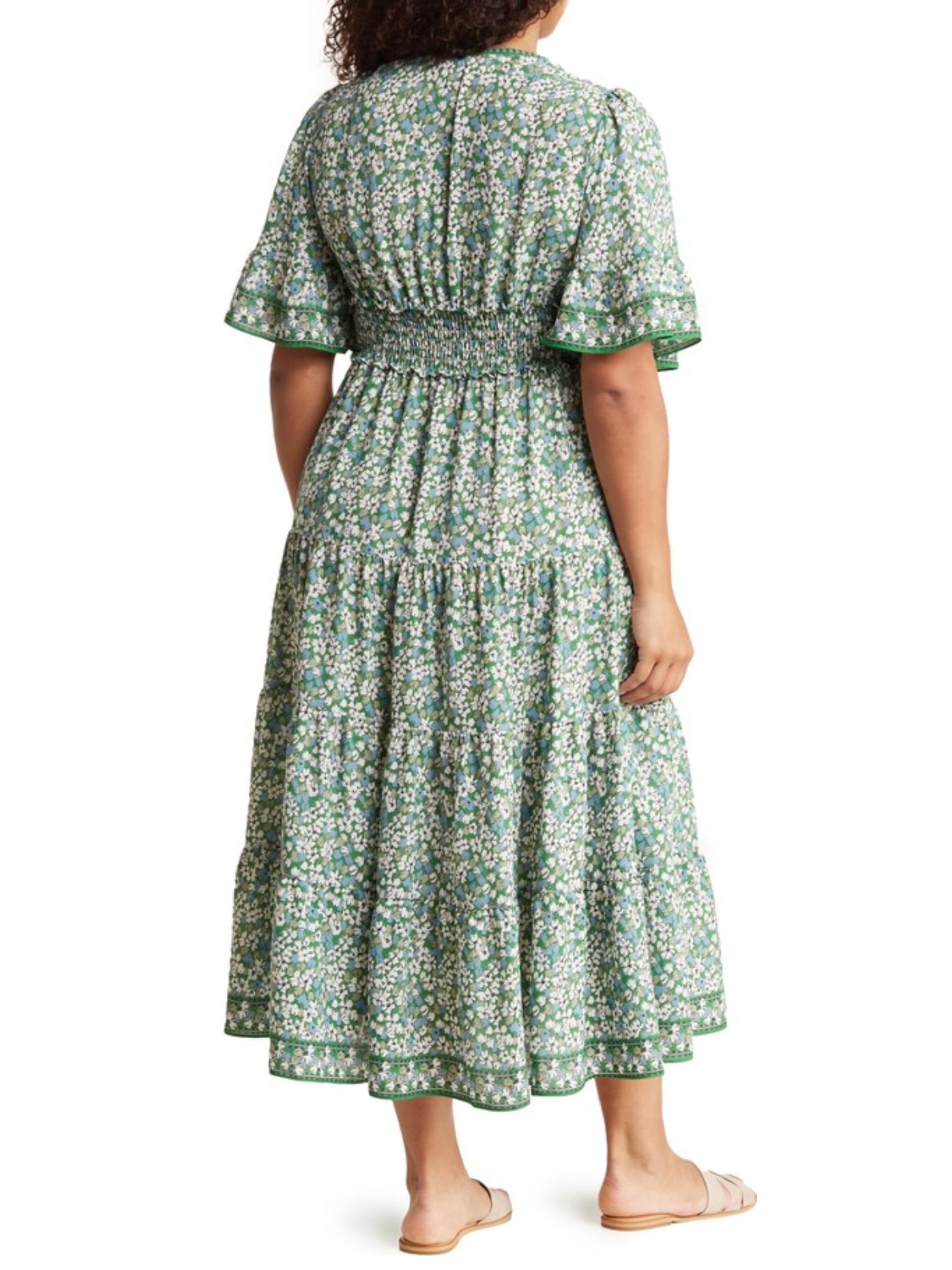 white christmas dresses Max Studio Black Floral Print Maxi Dress main image 0