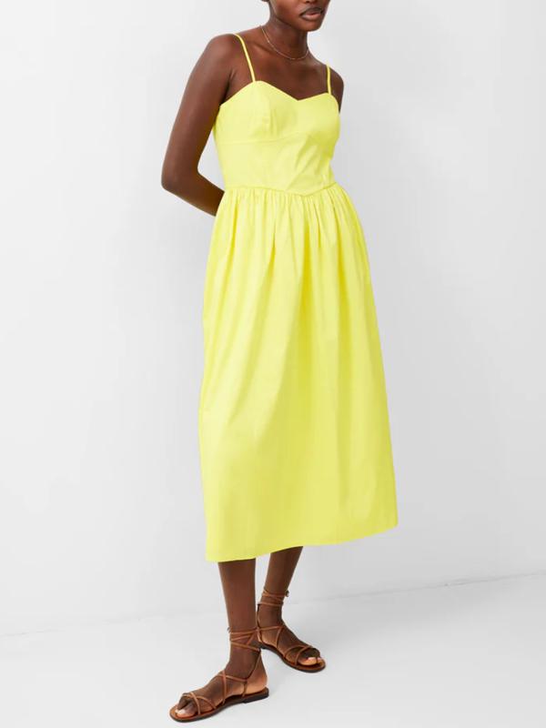 What Color Shoes Lime Green Dress Neon Strappy Dress Buy MANGO Yellow  Crushed Effect A-Line