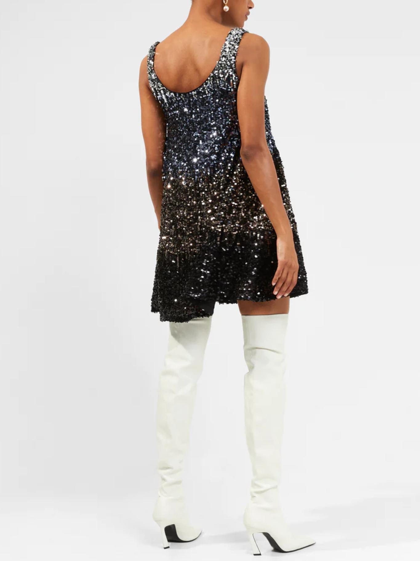 Armoire | Rent this French Connection Estari Ombre Sequin Swing Dress
