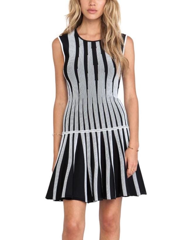 Celine Sleeveless Knit Drop Waist Dress