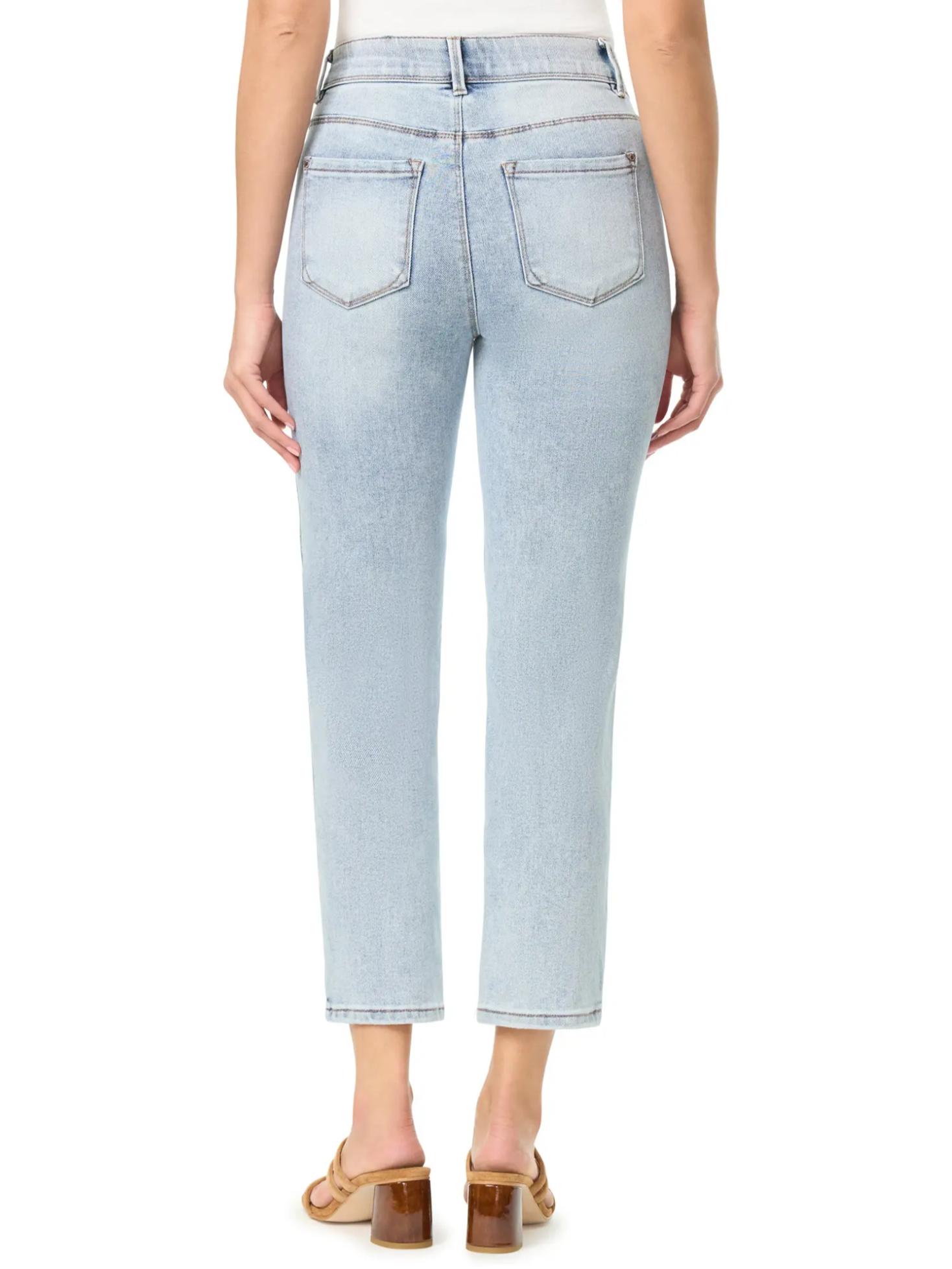 新品 Andequal back slit curve denim pants T By Alexander Wang - Zipped Back Slit Wide-leg Jeans In