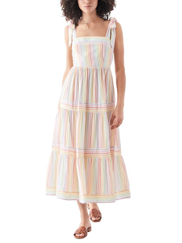 cotton maxi dress sleeveless Navy Sleeveless Maxi Dress - Blue Dresses