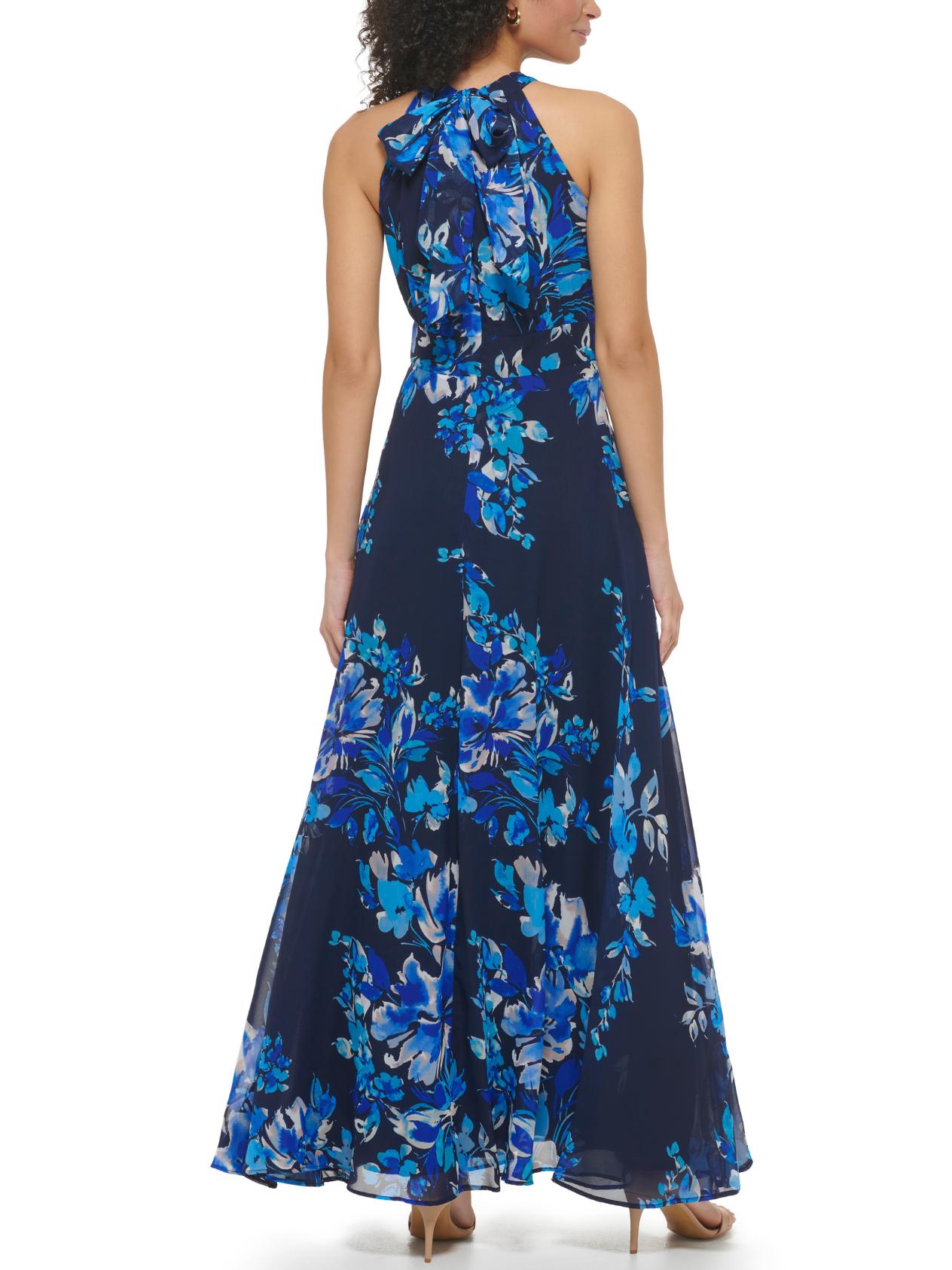 Armoire | Rent this Eliza J Sleeveless Halter Neck Maxi Dress