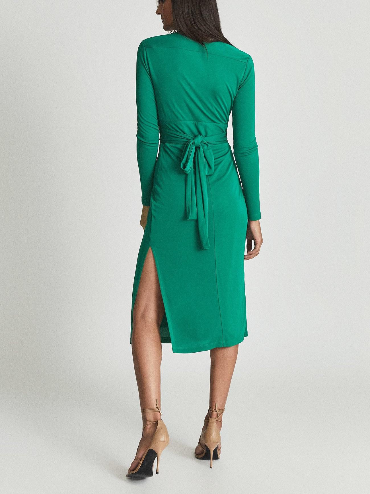 Armoire | Rent this Reiss Rosie Plunge Neck Midi Dress