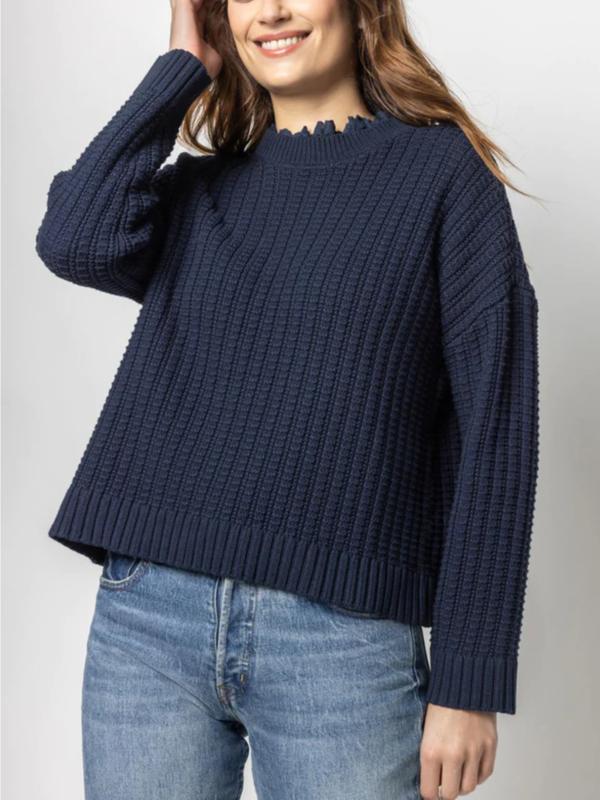 【Name】Lilla Hjärtat Pants&sweater Easy Hi-Low Sweatshirt – Lilla P