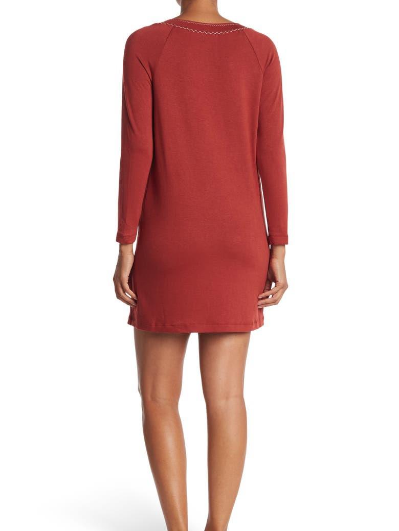 Max Studio French Terry Sweatshirt Dress
