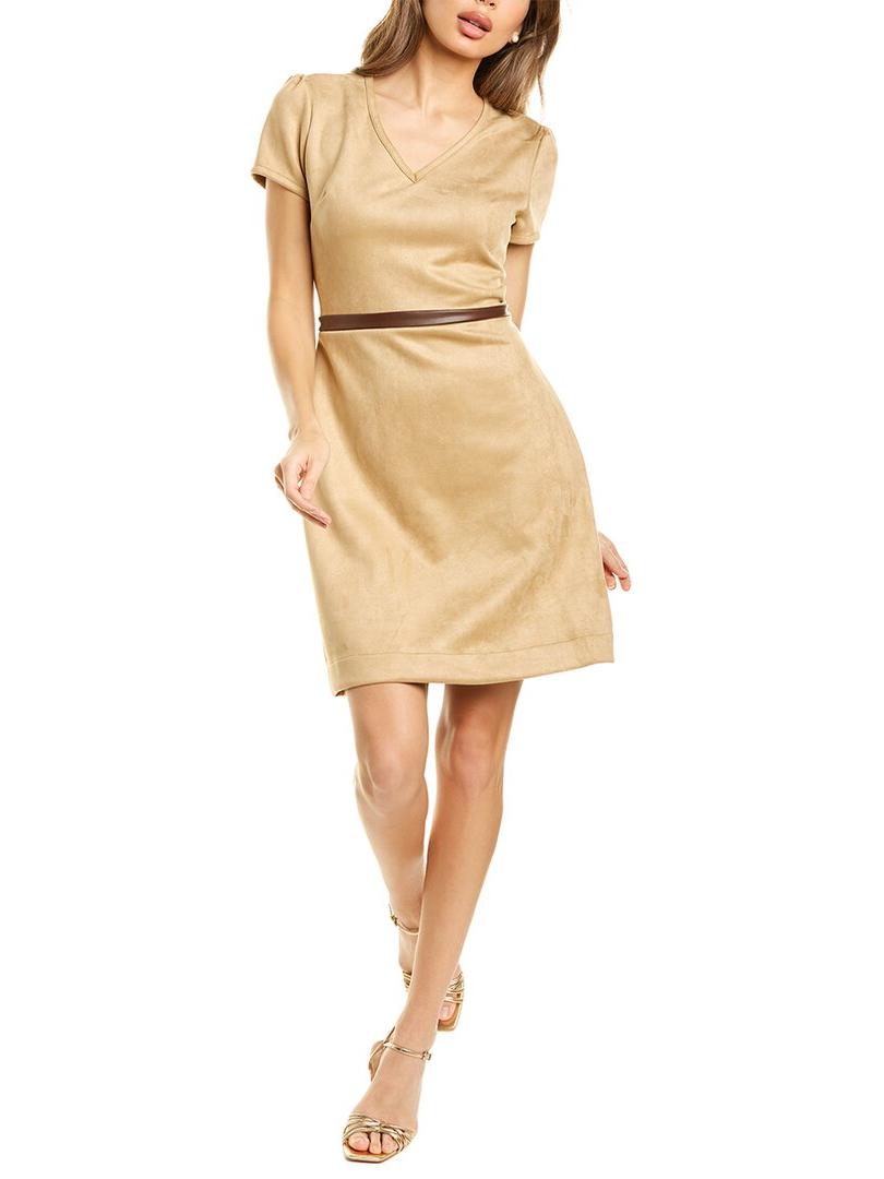 Armoire | Rent this Sharagano Short Sleeve Faux Suede Dress Armoire | Rent this Sharagano Short Sleeve Faux Suede Dress