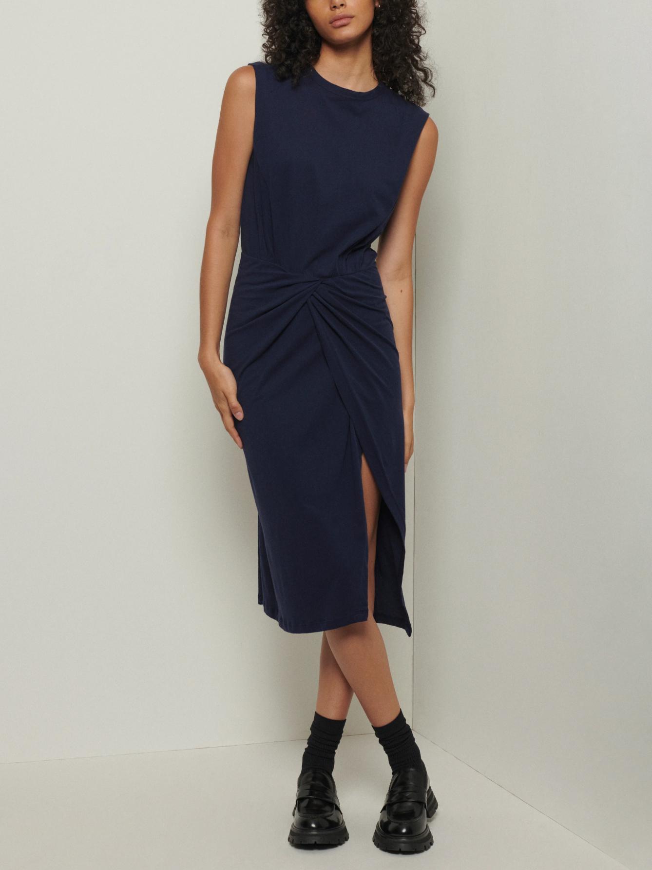 Armoire | Rent this Derek Lam 10 Crosby Landry Twist Wrap Detail Midi T-Shirt  Dress