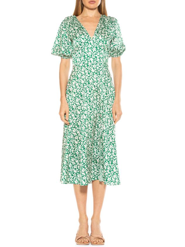 アポリナ　nola dress ３-５Ｙ Armoire | Rent this Alexia Admor Nola Puff Sleeve Fit