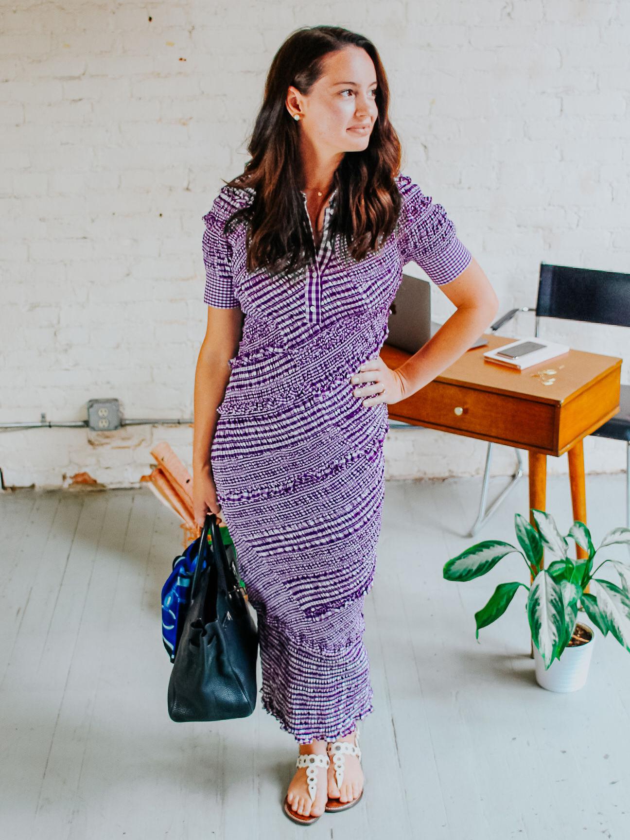 Armoire | Rent this 3.1 Phillip Lim Gingham Fitted Polo Midi Dress
